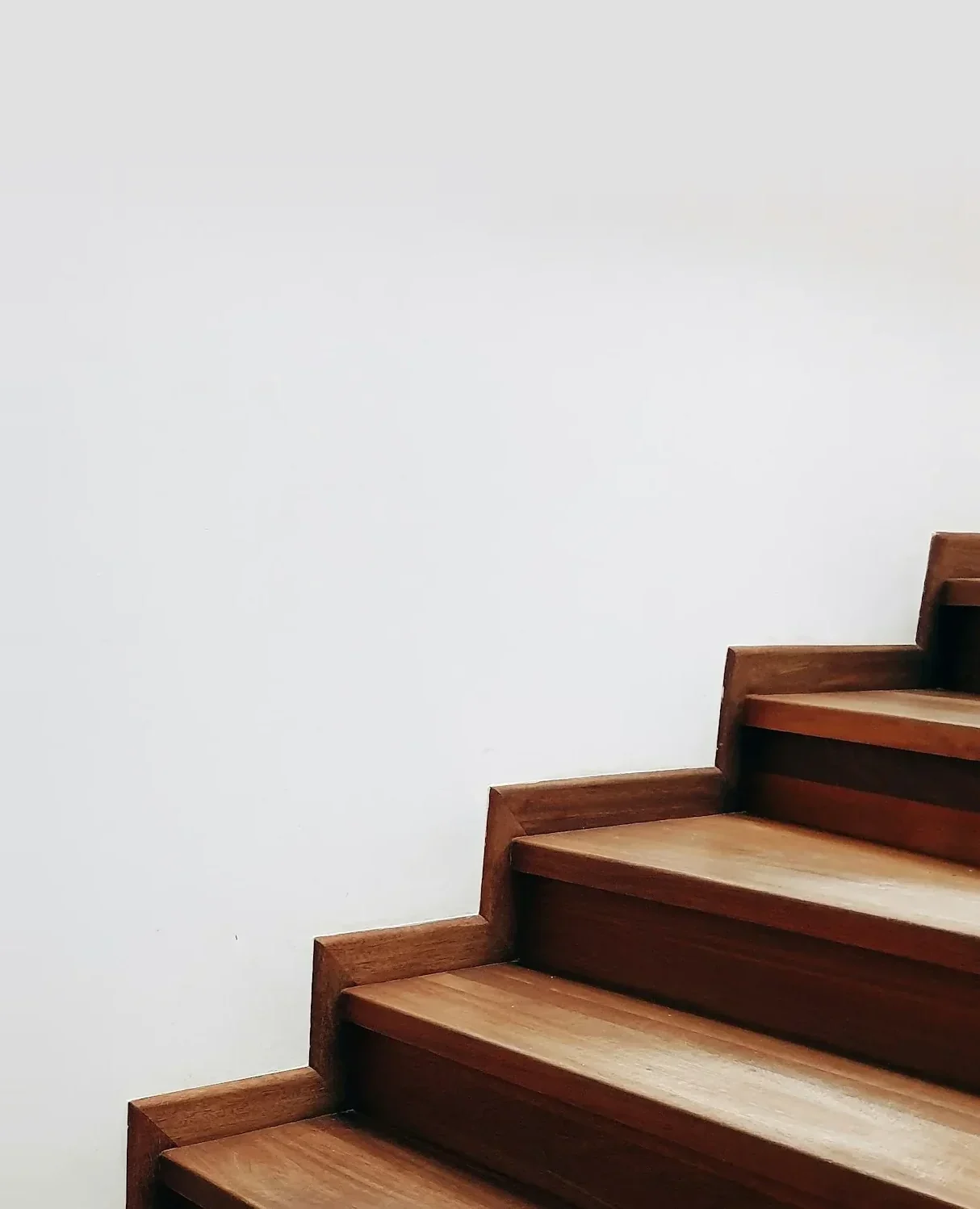 Bespoke timber staircase in a private home